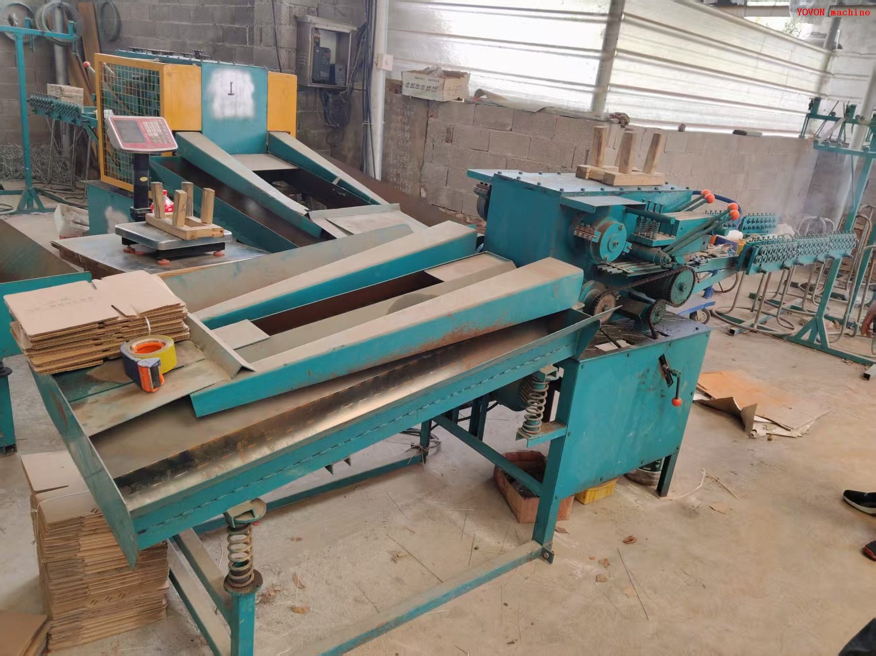 Firework Sparkle Galvanized Steel Wire Straighten and Cutting Machine