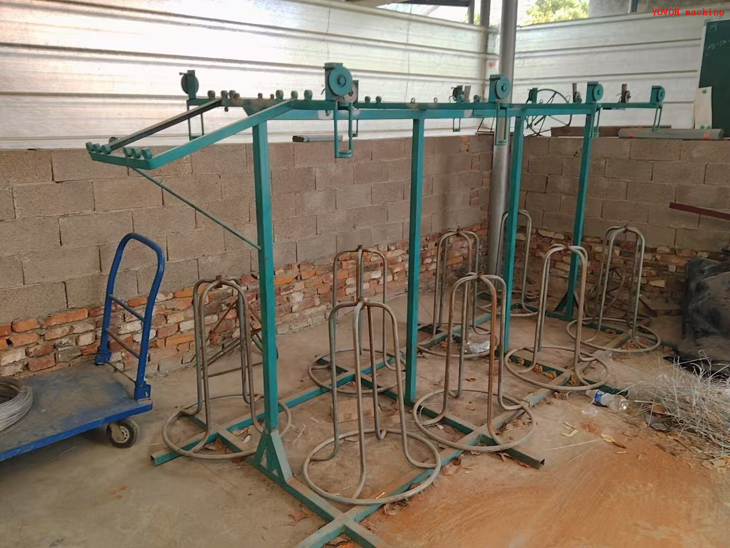 Firework Sparkle Galvanized Steel Wire Straighten and Cutting Machine