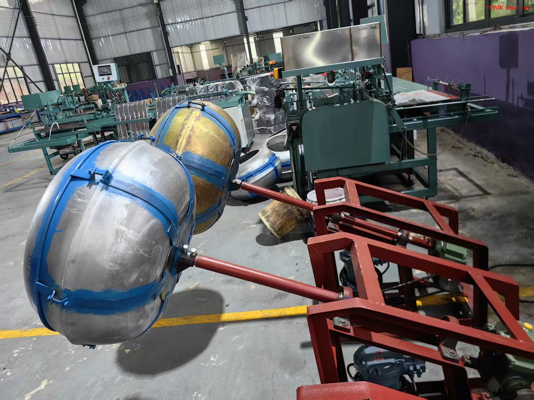 Fireworks Color Ball Alloy Can Mix Machine