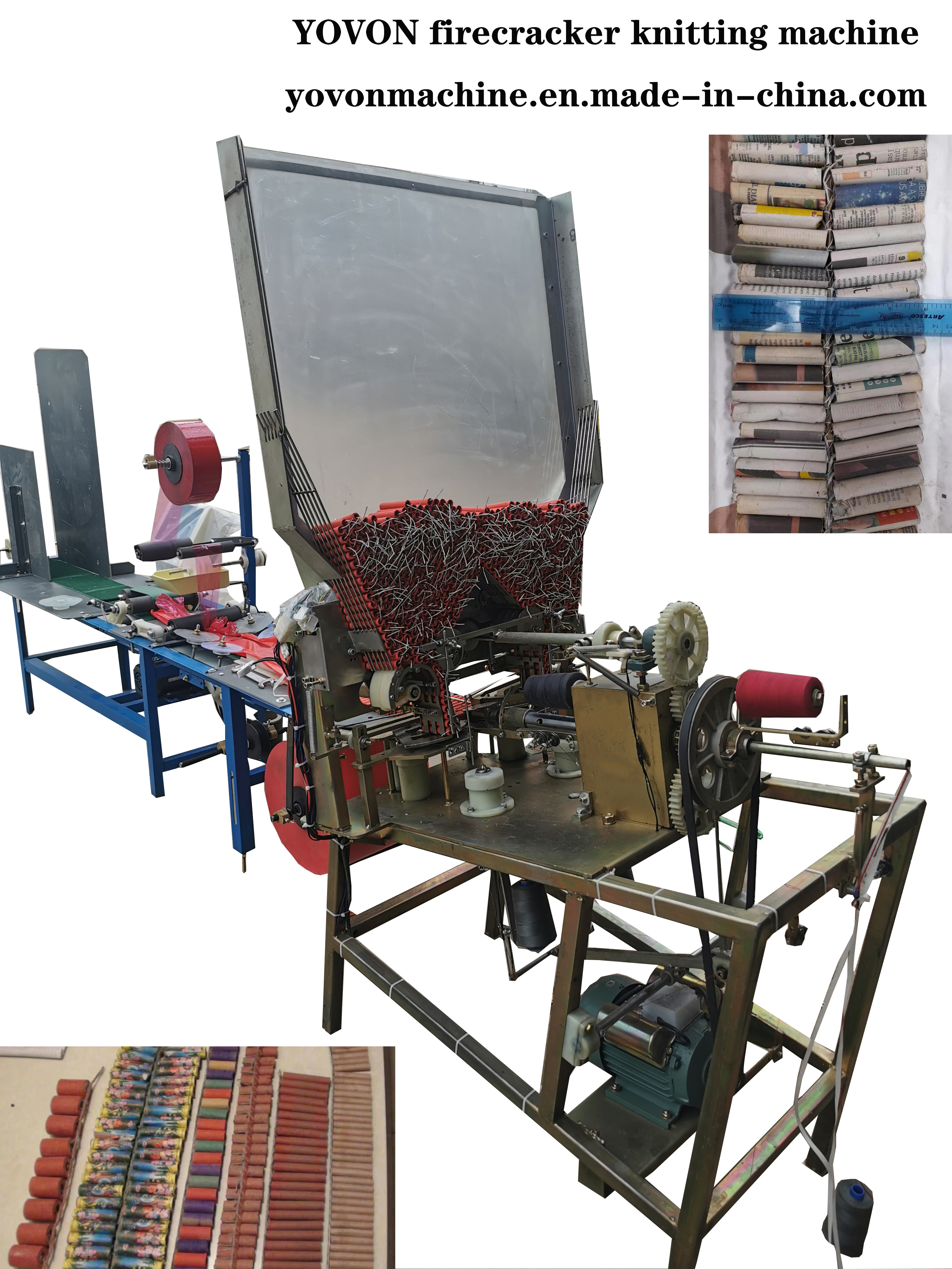 Six Thread Knitting Firecrackers Tube Machine