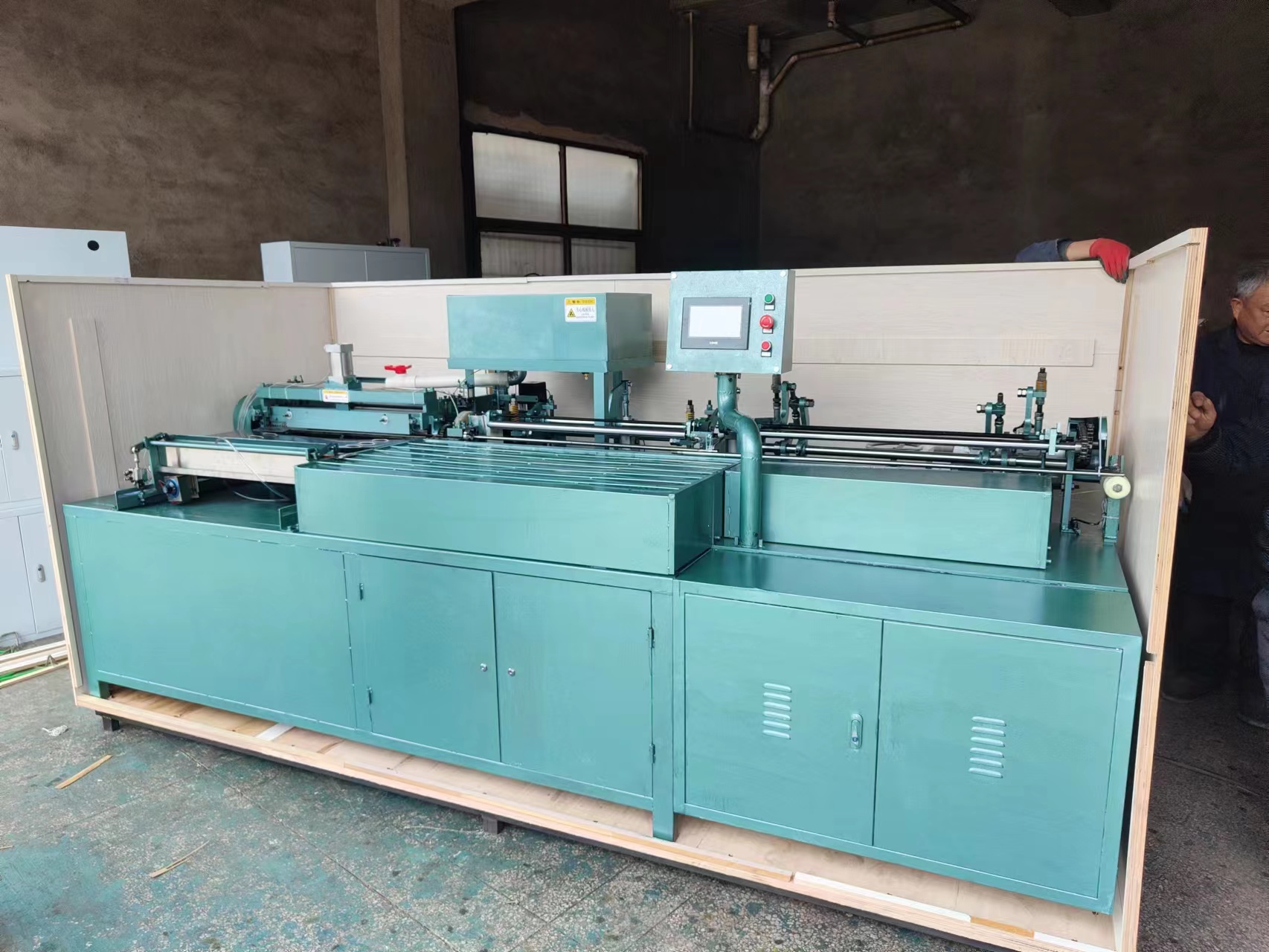 Paper tube rolling machine with grinding device ID 7-40mm) CS-12 B2 type - view 1